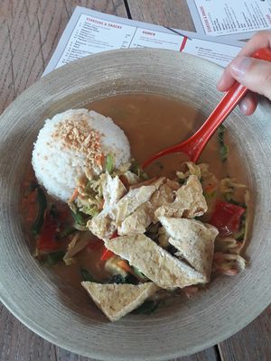 Tofu coconut curry at FRA - MoschMosch - T2 in Frankfurt
