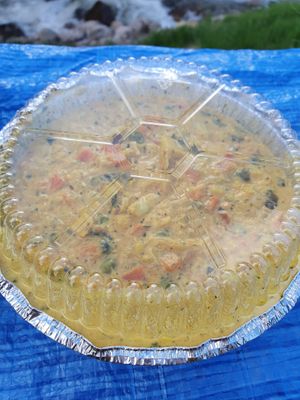 Coconut vegetable korma (yes vegan korma!!)  at Annapurna in Vail