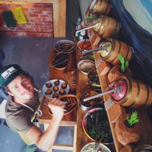 Ride the Wave. Help yourself to the epic, abundant buffet.  at Sexy Food in Western Cape