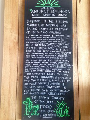 The Sexy Food ethos. at Sexy Food in Western Cape