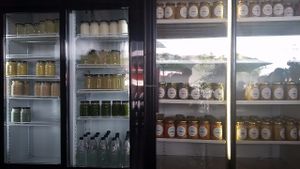 Fridge  at Sexy Food in Western Cape