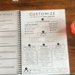 Menú at Sexy Food in Western Cape