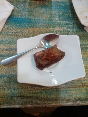 Postre incluido en el menu at Marietta in Medellin