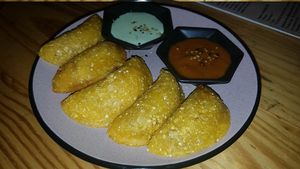 Empanadas at Marietta in Medellin