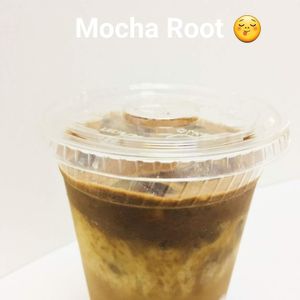 Mocha Root Iced Latte is amazing! at Diaita Cold Pressed Juice in Canton