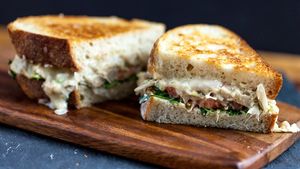 Vegan Tuna made/w jack fruit!!  at Diaita Cold Pressed Juice in Canton