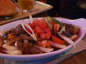 Poutine at Nourish Bistro in Banff