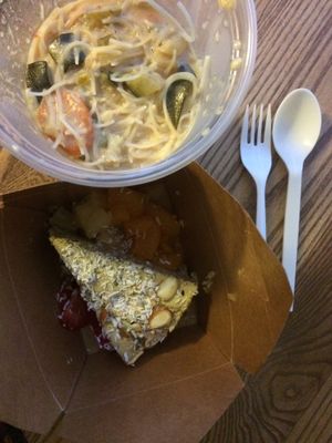 takeout  at Nourish Bistro in Banff