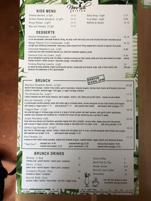   at Nourish Bistro in Banff