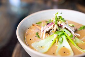 Shoyu Ramen  at Nourish Bistro in Banff