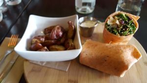 Lunch at Nourish Bistro in Banff