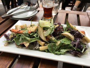 root salad- don't recommend  at Nourish Bistro in Banff