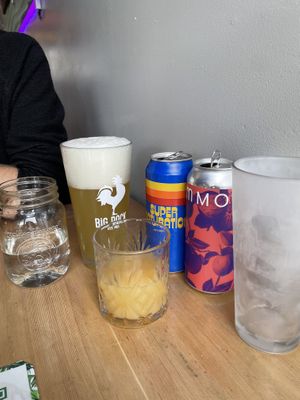 Decent local beer and cider  at Nourish Bistro in Banff