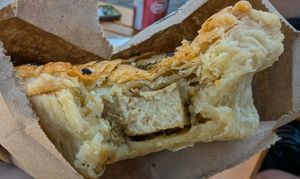 Aussie Tofu Pie at Nourish Bistro in Banff