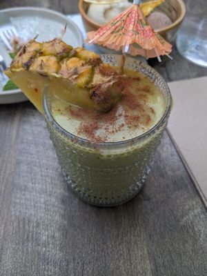 Deusa Verde - unique but not for me at Nourish Bistro in Banff