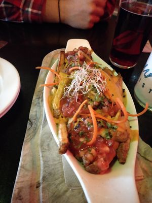 Poutine at Nourish Bistro in Banff