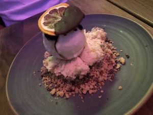 Lemon cookie smash  at Nourish Bistro in Banff