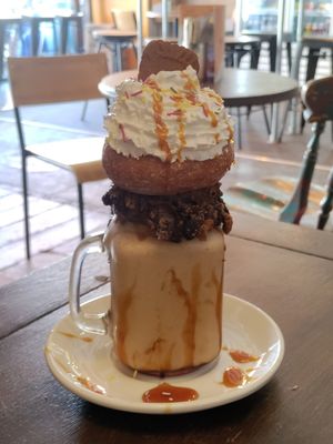 Biscoff shake at Vx in Bristol