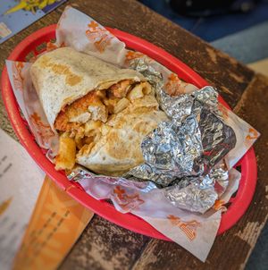 Mac and Cheese Burrito at Vx in Bristol