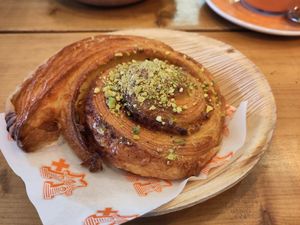 Pistachio & almond swirl at Vx in Bristol