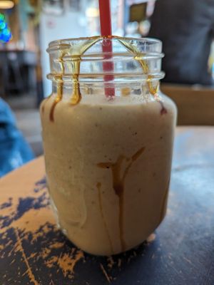 Biscoff classic milkshake at Vx in Bristol