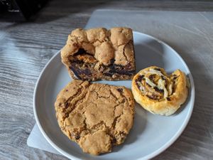 2 sweets and a savoury at Vx in Bristol