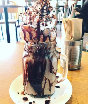 monster oreo milkshake at Vx in Bristol