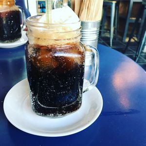 coke and icecream float at Vx in Bristol