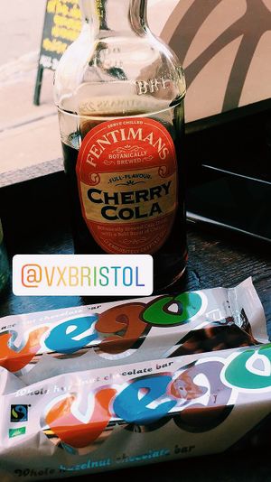 Vego bars are my faveee, taste just like nutella! at Vx in Bristol