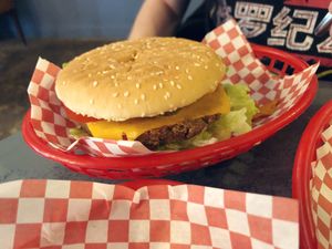 Vx burger at Vx in Bristol