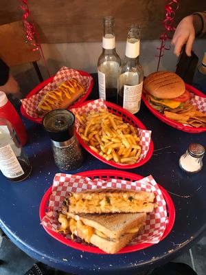 Mac and cheese toastie   at Vx in Bristol