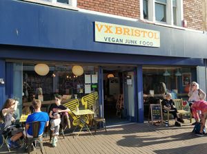 Outside at Vx in Bristol