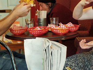 Shitty chips at Vx in Bristol