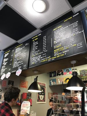 Menu at Vx in Bristol