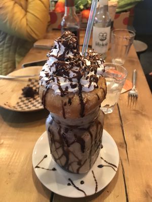 Vego freak shake at Vx in Bristol