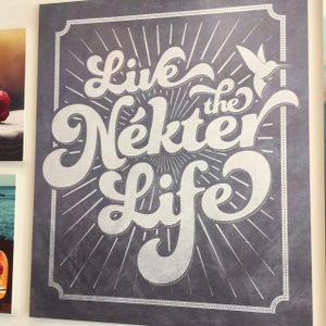 Nekter Juice Bar sign at Nekter Juice Bar in Napa