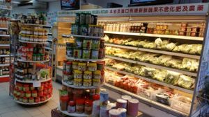 Variety of Vegetarian and Organic products  at Yolek Vegetarian & Organic Mart in Kuala Lumpur
