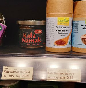 kala namak at Reformhaus Ralf Pothmann in Dusseldorf