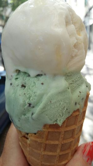 Vegan icecream! at Cream Crew in Mallorca