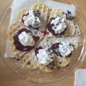 delicious waffles ! at Koffie Engel in Berlin