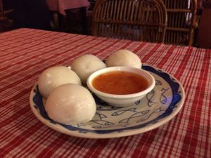 vegetables khmer dumplings  at Khmer Kitchen Restaurant  in Siem Reap