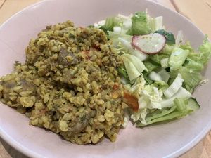 plovas / pilaf  at Zalia Pupa in Kaunas