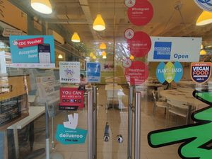 HappyCow 5 stars Excellent Reviews Decal  at SunnyChoice - Bukit Batok in West Singapore