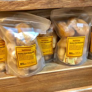 Dried monkey head mushrooms at SunnyChoice - Bukit Batok in West Singapore