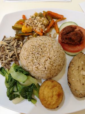 Nasi lemak $9 at SunnyChoice - Bukit Batok in West Singapore