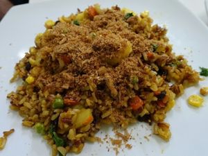 Pineapple rice  at SunnyChoice - Alexandra Village in Central Singapore