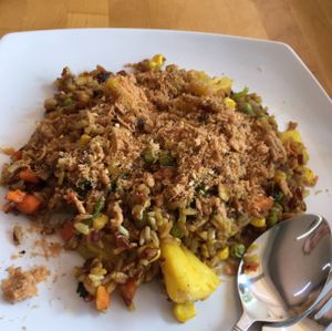 pineapple fried rice at SunnyChoice - Alexandra Village in Central Singapore