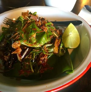 Plaa Ma Keua  at Village People Hawker Foodhall in Fitzroy