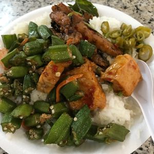 meal at fancy vegetarian  at Fei Cui  Fancy Vegetarian Food 翡翠素食 in Central Singapore