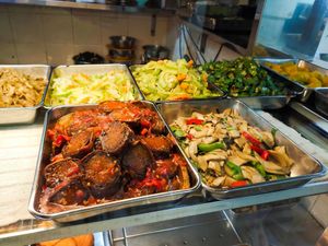 Yummy King oyster mushroom at Mi Le Vegetarian 弥乐素食 in Central Singapore